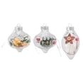 thumbnail image 2 of Adornos de PET transparentes y ecológicos para decoraciones festivas y fiestas, bolas navideñas irrompibles estilo 6165, paquete de 12, 2 of 8