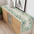 thumbnail image 4 of Eucalyptus Leaves Table Runner - 72 Inch Long, Kitchen Dining Table Runner Dresser Scarves, Sage Green Summer Botanical Farmhouse Decor for Coffee Tables Wedding Party Banquet, 4 of 8