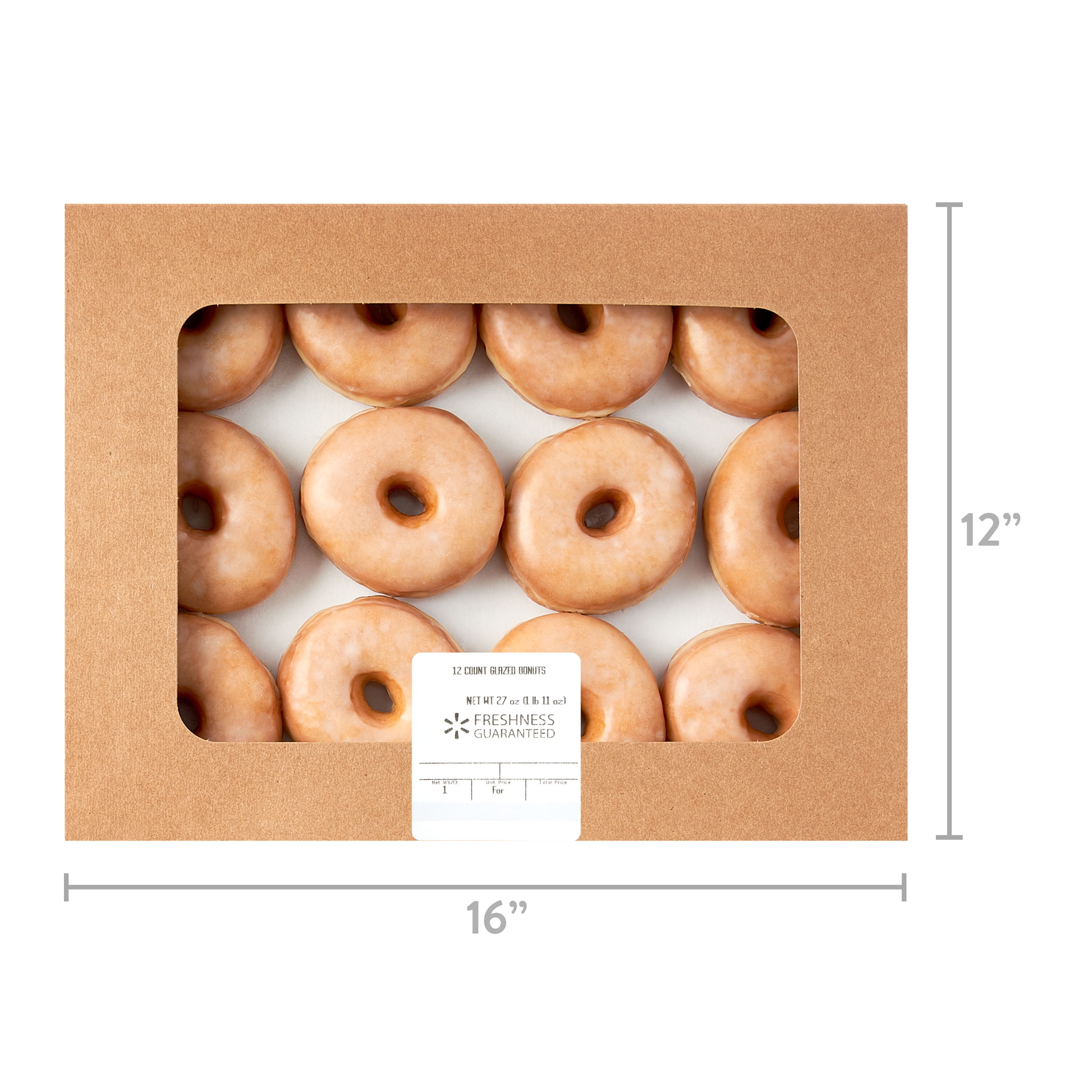 Freshness Guaranteed Glazed Donuts, 27 oz, 12 Count