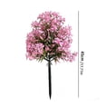 thumbnail image 3 of Artificial Gladiolus Topiary Ball Flowers With Ground Stake Outdoor Faux Plants Weather Resistant Fake Shrub Garden Decor For Porch Patio Landscaping Summer Fall Holiday Home Decoration, 3 of 7