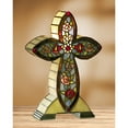 thumbnail image 2 of Dale Tiffany Flora Tiffany Cross Accent Lamp, 2 of 2