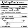 thumbnail image 7 of Nuvo Lighting - Atmosphere - 6W LED Outdoor Medium Wall Lantern In Modern, 7 of 7