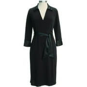 George - Women's Stretch Knit Wrap Dress