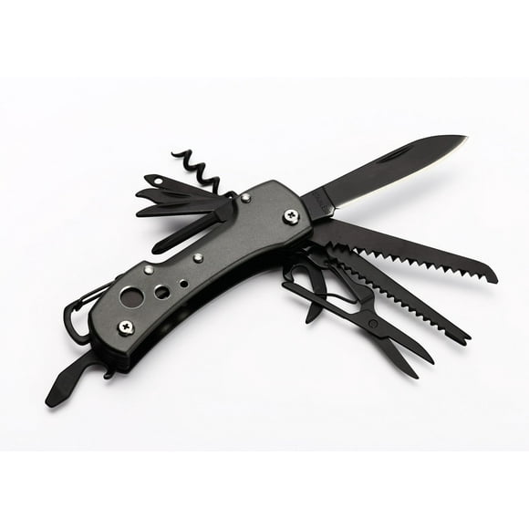 Swiss Style Multi-Function Pocket Knife - for Everyday Use, Including Outdoor Survival Fishing