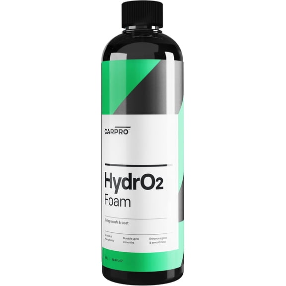 CARPRO HydrO2 Foam Car Wash & High Gloss Sealant in One: 1-Step Car Wash and Coat, Ultra-Hydrophobic Coating - 500mL (17oz)