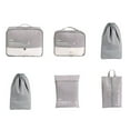 thumbnail image 2 of JilgTeok Packing Cubes For Travel, 6 Set Luggage Organizers With Shoe Bag, Electronics Bag, Cosmetics Bag, Compression Cells, Accessories Bags With Lightweight Fabric, 2 of 9