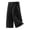 Black, variant on JMYHOAM Mens Capri Pants Cargo Pants for Men Plus Size Summer Straight Leg Pants Outdoor Work Pants Solid Color Quickdrying Sports Cropped Pants,M-4XL