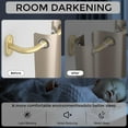 thumbnail image 2 of MEC 2 Pack Wrap Around Curtain Rods Gold, Blackout Heavy Duty Curtain Pole for Windows 48 to 84 Inch, 1" Decorative Room Darkening Curved Modern Drapery Rod (Gold/Unique Design/All Matel), 2 of 18