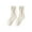 A-Beige64, variant on Womens Socks Autumn Winter Solid Color Thick Cotton Mid Tube Socks Winter Boot Hosiery Comfy Thermal Crew Socks
