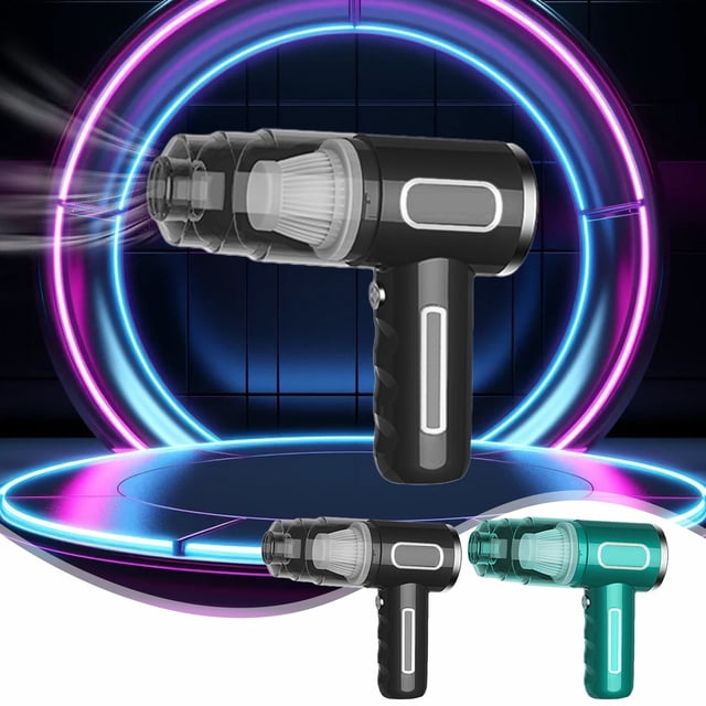 XWSHYW Otros Accesorios Exteriores Aspiradora de Coche de 5000 Pa, Aspiradora de Mano Inalámbrica con Fuerte Sucinto, Soplador 2 En 1, Aspiradora Portátil para Coche y Hogar