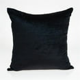 thumbnail image 1 of Parkland Collection PILE11221P Spano Black Square Transitional Pillow Cover with Poly Insert - 22 x 22 x 7 in., 1 of 2