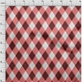thumbnail image 4 of oneOone Silk Tabby Pink Fabric Check Argyle Craft Projects Decor Fabric Printed By The Yard 42 Inch Wide, 4 of 4