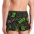 thumbnail image 5 of Haiem Carnival Mardi Gras3 Men's Boxer Briefs, Every Day Comfort Stretch Cotton Moisture-Wicking Underwear-Medium, 5 of 9