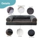 thumbnail image 3 of Cama Perro Mediano, 75x50x14cm Camas Ortopédicas para Perros Mediano con Fundas Extraíbles Inferior Antideslizante, Sofá Ortopédico Cama para Perros de Duradero, 3 of 7