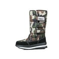 thumbnail image 1 of Eloshman Women Men Winter Boot Plush Lined Snow Boots Mid Calf Warm Shoes Outdoor Cold Weather Faux Fur Magic Tape Men's Camouflage 12 Men, 1 of 3