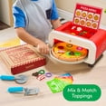 thumbnail image 3 of Battat Make & Bake Pizza Oven 52-Piece Plastic Playset for Kids 3 Years and Up, 3 of 8