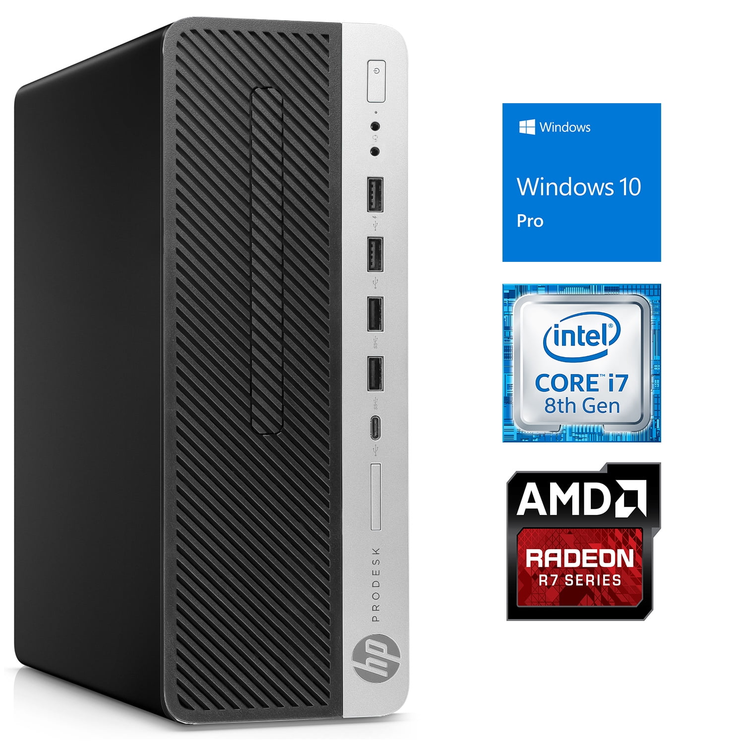HP EliteDesk 800 G4 Desktop, Intel Core i78700 Upto 4.6GHz, 16GB RAM