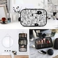 thumbnail image 6 of Iauyy 3 Piece Large Portable Hanging Toiletry Bags for Travel,Foldable Makeup Organizer with Multiple Compartments for Men&Women，Monster, 6 of 9