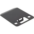 thumbnail image 3 of Round Corner Extended Lip Strike Plate, 2-1/4" x 2-1/2", (3" Overall Length), Matte Black by Stone Harbor Hardware, 3 of 4