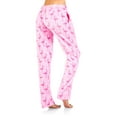 thumbnail image 5 of Ashford & Brooks Women's Short Sleeve Cotton Top Fleece Pants Pajama Set, 5 of 5