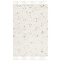 SAFAVIEH Natura Merrill Diamond Area Rug, Ivory/Grey, 5' x 8'