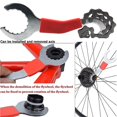 thumbnail image 4 of Langgg 5pcs/set Kits d'Outils de Réparation Support de Chaîne Détachant Manivelle Outil de Clé Vélos Outil de Réparation d'Entretien, 4 of 6