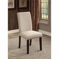 thumbnail image 1 of Benzara BM131128 Dodson I Transitional Side Chair, Ivory - Set of 2, 1 of 1