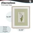 thumbnail image 3 of Striped Lily Of The Valley Birch Framed Print Under Glass, design by Lisa Wehmeyer, 3 of 10
