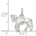 thumbnail image 2 of 925 Sterling Silver Horse Charm Pendant, 2 of 5