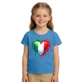 thumbnail image 1 of GPOECD T-Shirts pour Tout-Petits Enfants Mode Décontractée Manches Courtes avec Imprimé Italie Col Rond Haut pour Garçons Filles Hauts Décontractés 1-13 Ans 02_Blue,8-9 Ans, 1 of 6