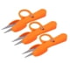thumbnail image 5 of Tijeras 3 Uds Tijeras De Ganchillo Hoja Incisiva Ligeras Portátiles Color Naranja Mini Tijeras De Acero Inoxidable Para Bordar, 5 of 7