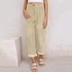 thumbnail image 4 of Pantalones largos casuales para mujer, pantalones de cintura alta para mujer, pantalones cargo elegantes, pantalones de verano para mujer, pantalones de pana lisos, pantalones de otoño,, 4 of 5