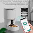 thumbnail image 4 of Automatic Cat Feeder, 4L Dog Food Dispenser with WiFi APP Control, Timed Pet Feeder for Cats and Small Dogs, Programmable Portion Control with Slow Feed Mode, 4 of 10