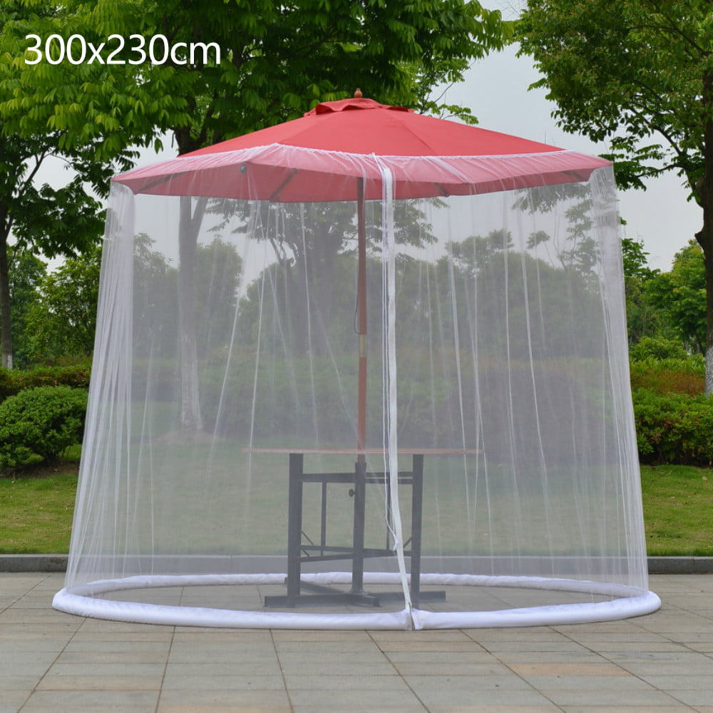 7.5 FT Umbrella Table Screen Enclosure Keep Bugs Mosquitoes Out Patio Picnic Net 
