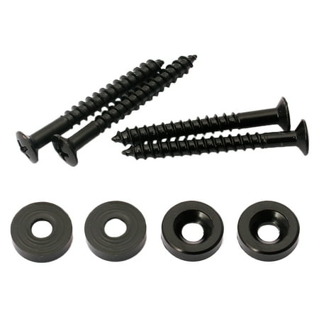 4 Pieces of Electric Guitar Neck Joint Sockets And Screws with Screw Guitar Parts