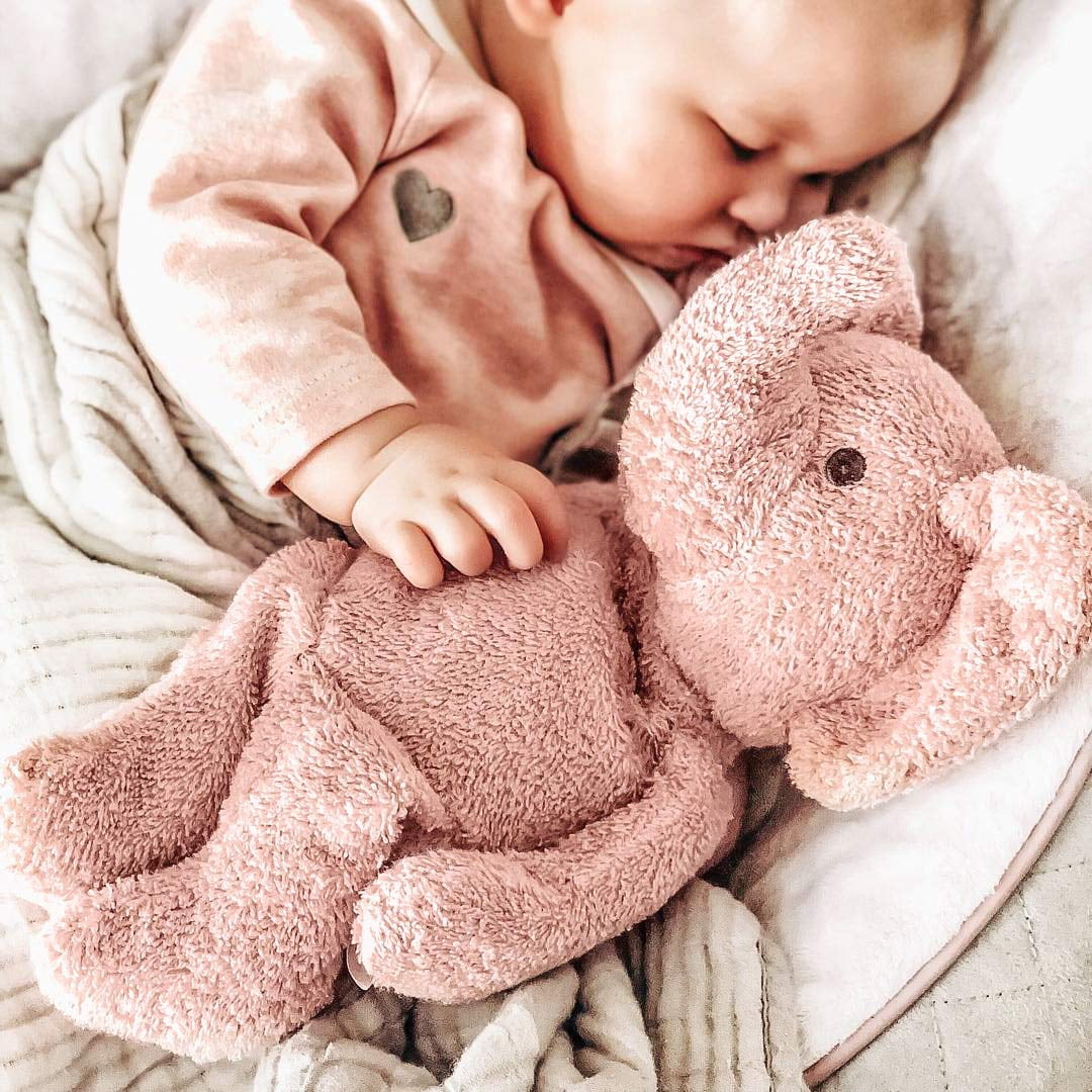Thermal-Aid Zoo — Tiny the Elephant — Kids Hot and Cold Pain Relief Heating Pad Microwavable Stuffed Animal and Cooling Pad — Easy Wash, Natural Sleep Aid — Pregnancy Must-Haves for Baby First Aid Kit