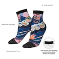 thumbnail image 6 of Fuzoiu Colorful Sushi Food Art Print Adult Socks, Crew Moisture-wicking Socks, Unisex Cushion Crew Socks,Casual Sports Ankle Socks, 6 of 7