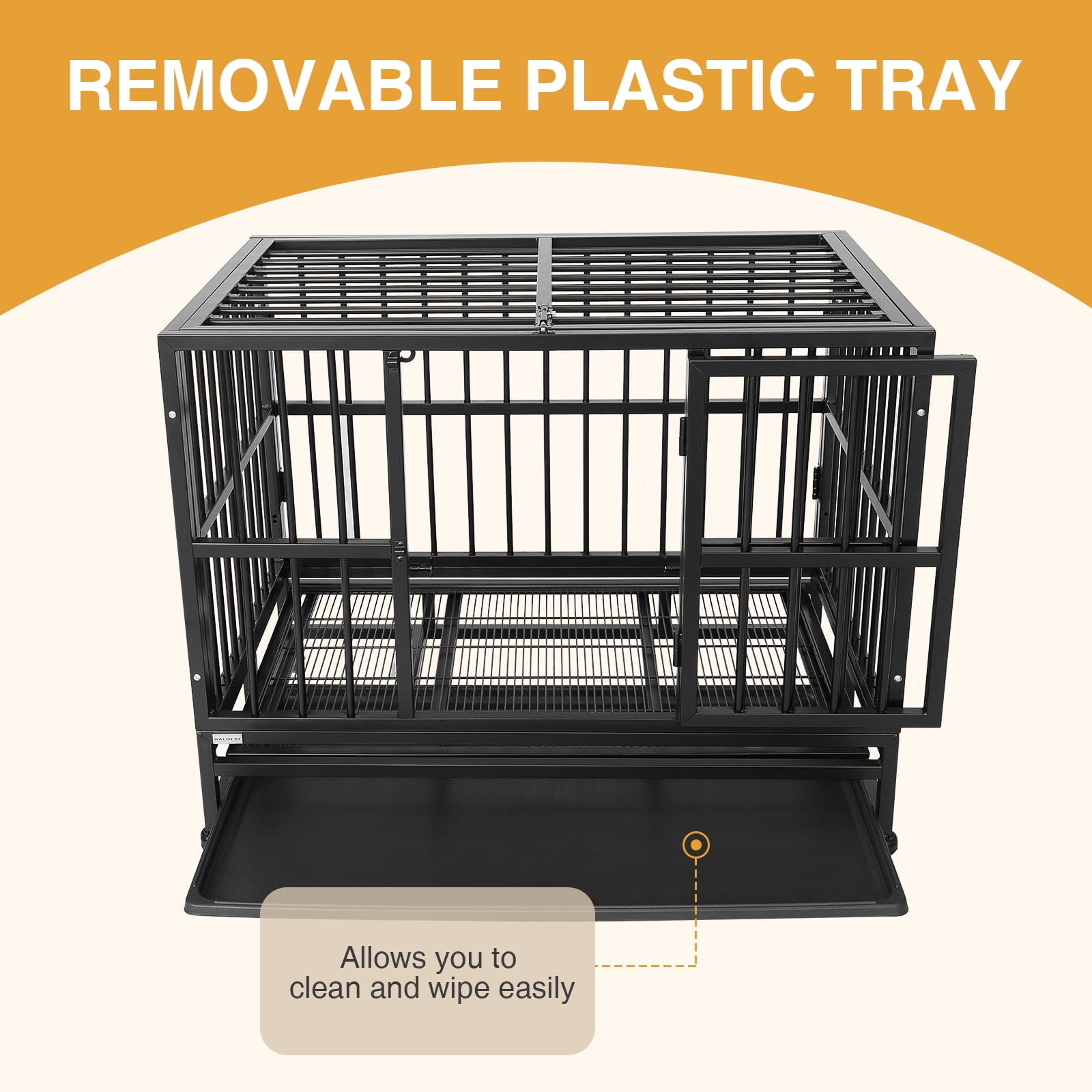 Walcut 37 Heavy Duty Dog Crate Metal Cage Kennel Philippines Ubuy