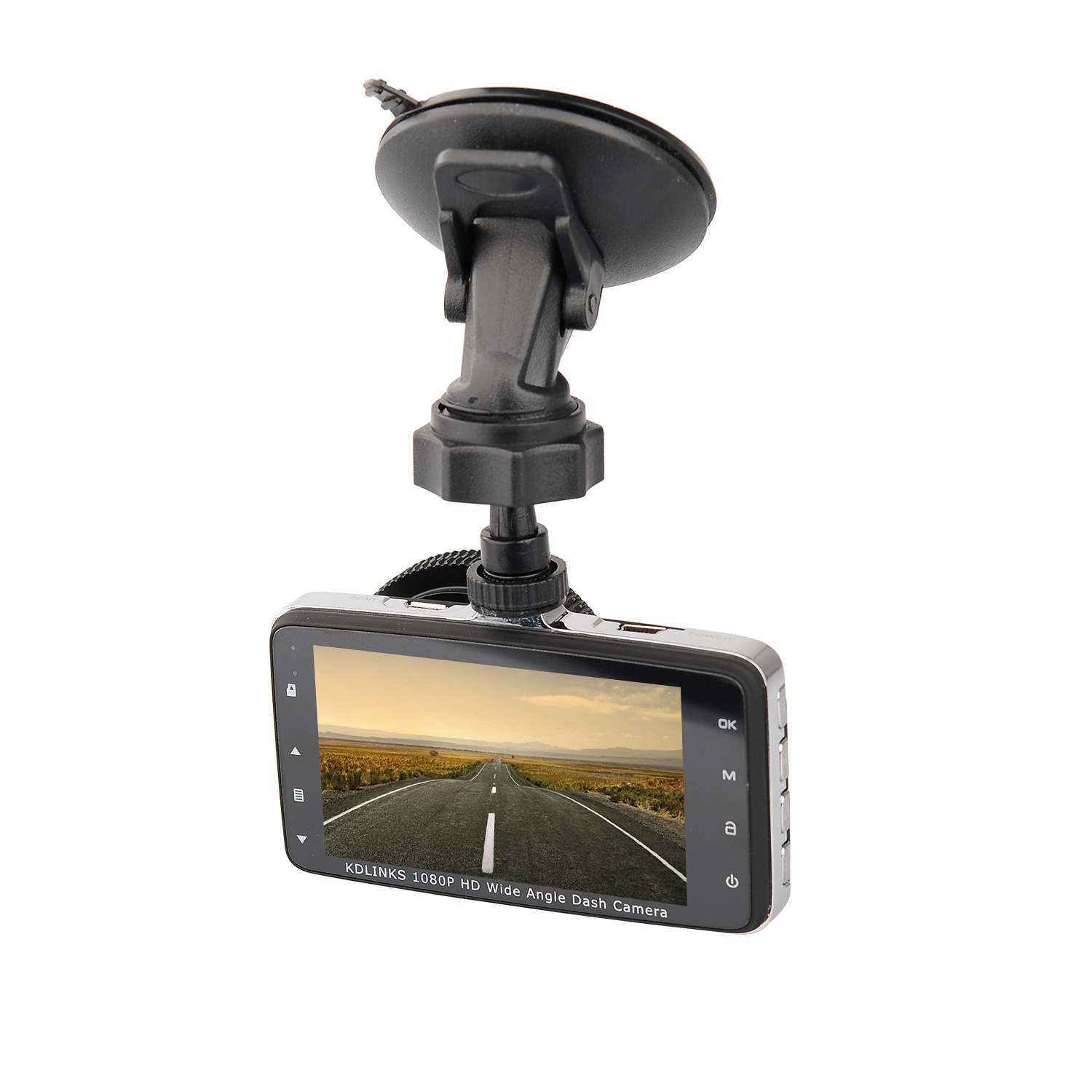 KDLINKS DX2 Full-HD 1080P Front + 720P Rear 290 Degree Super Wide Angle Car Dash Cam with G-Sensor & WDR Superior Night Mode - image 3 of 6