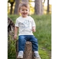 thumbnail image 2 of Dinosaur Holding A Toothbrush T-Shirt Infant -Image by Shutterstock,  12 Months, 2 of 4