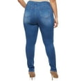 thumbnail image 2 of Jeans Womens Plus Size Distressed Knee Hole Ripped Stretch Jeans Skinny Twill Pants, 2 of 2