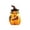 B(Orange), variant on Decorr 5 Inch Resin Halloween Pumpkin Witch Figurine with Striped Hat, Smiling Face Pumpkin Statue with Small Spider Accent, Cute Spooky Halloweeen Decorations for Tiered Tray Tabletop Decoration