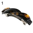 thumbnail image 2 of Meidiya Twisted Hair Barrettes for Women Ladies Spring Barrette Tortoise Shell Automatic Hair Clip for Fine Medium Thick Hair, Fashion Acrylic Ponytail Holders, 2 of 8