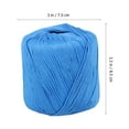 thumbnail image 2 of HORIALENCE Fournitures de Tricot 1 Rouleau Cordon de Coton Bleu Durable et Non Décolorant, 2 of 5