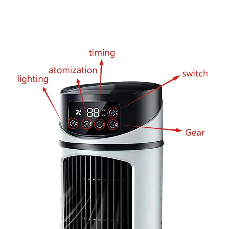 puls ryste Almægtig GATXVG Portable Air Conditioner Compact Home AC Cooling Unit with Built-in  Dehumidifier & Fan Modes, Quiet Operation, Includes Window Mount Kit, White  - Walmart.com