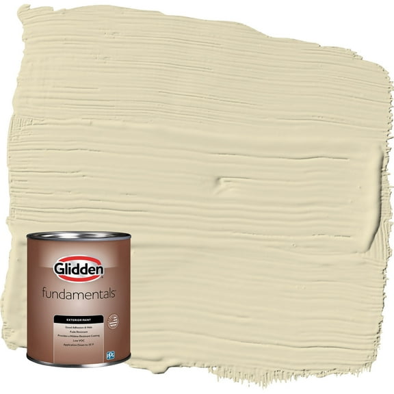 Glidden Fundamentals Namaste / Green Semi-Gloss Exterior Paint, 1 Quart