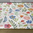 thumbnail image 6 of Ambesonne Shabby Flora Place Mats Set of 4, Soft Colored Floret, Standard Size, Multicolor, 6 of 6