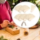 thumbnail image 1 of 48 Piezas de Marcadores de Madera en Blanco Artesanía de Madera sin Terminar con Adornos de Cuerdas Marcador de Libros Borlas Etiquetas de Rodajas de BLESIY Marcadores de madera, 1 of 8