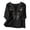 A1 Black, variant on Linen Tops for Women Embroidered 3/4 Sleeve Bohemian Peasant Shirts V Neck Boho Spring 2026 Gauze Cotton Blouse Tunic Tops Lightweight Ethnic Style Dressy Blouse Vacation Top Blouses 3XL