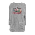 thumbnail image 4 of Pincandy 2025 Winter Womens Fleece Pullover Sweater Sherpa Warm Sweatshirts Long Sleeve comfort hoodie for anxiety Crewneck Tunic Tees Thermal Top, 4 of 4